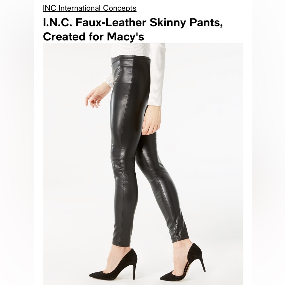 New Faux Leather Pants